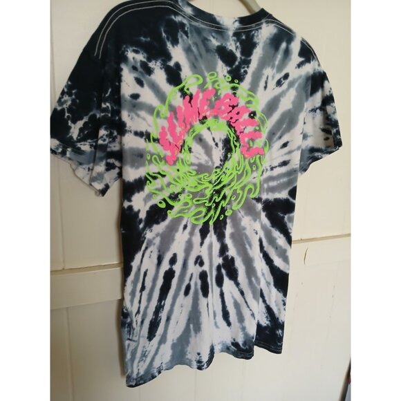 Santa Cruz T Shirt Slime Balls Graphic 2-sided Tie Dye Mens M Black White - Picture 11 of 14